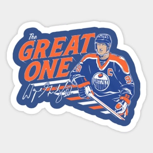 Wayne Gretzky The Great One Sticker